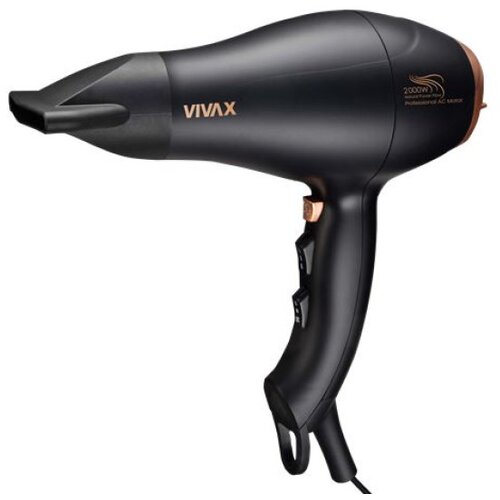 Vivax HD-2000 PRO profesionalni sušilnik za lase 2000 W z AC motorjem in difuzorjem – črn Cene