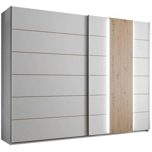 Premium Living Omara Z Drsnimi Vrati Sizilia, Bela, Hrast, Š. 270cm Cene