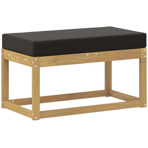 vidaXL Zunanji stolček klop Bela 80 x 43 x 45 cm Masiven les akacije, (5000269513) Cene