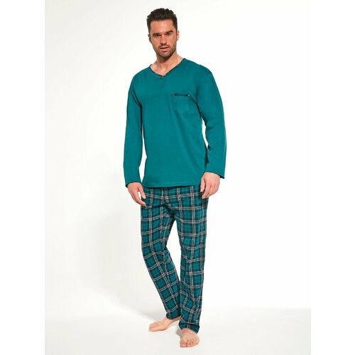 Cornette Pyjamas 122/217 George L/R M-2XL men's green Slike