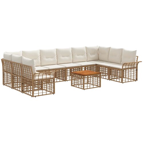  Set vanjskih sofa 11 kom. Poliester Slike