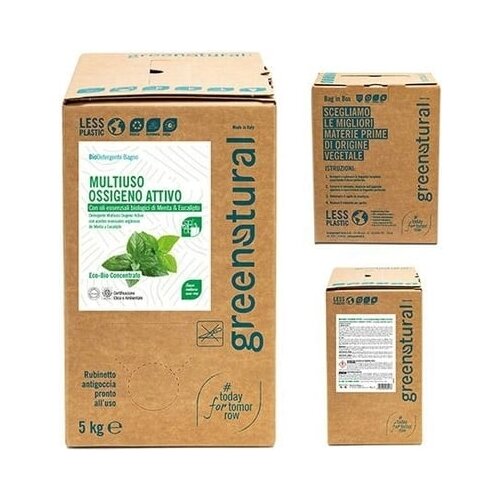 Greenatural Multi-čistilec povr&amp;scaron;in z aktivnim kisikom - 5 kg Slike