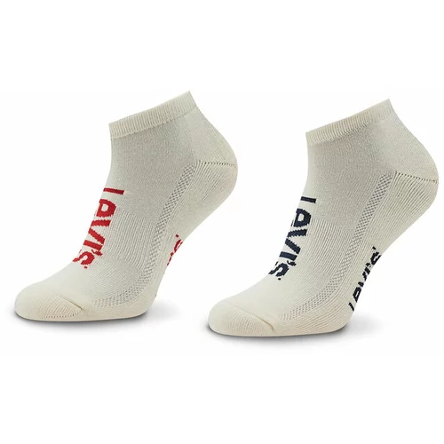 Levi's LOW CUT SPORT LOGO 2P Uniseks čarape, bijela, veličina