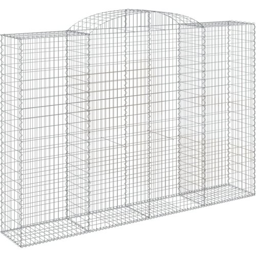  Lučne gabionske ko&amp;scaron;are 6 kom 300x50x200/220cm pocinčano željezo Slike