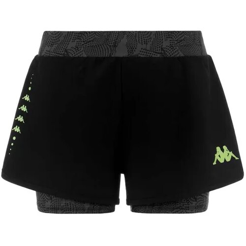 Kappa ženski šorc Kombat Feva, Crni Slike