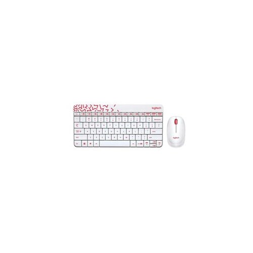 Logitech Desktop set Wireless MK240 White Slike