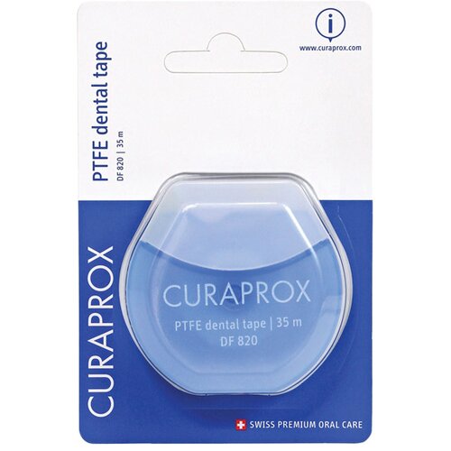 Curaprox PTFE Dental Tape DF 820 zubna trakica s teflonskom površinom 35 m Cene