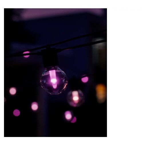 Philips LED RGBW produžetak sa prigu&amp;scaron;iva, spolja&amp;scaron;nja LED girlanda Hue FESTAVIA 10xLED 7m IP65 Slike
