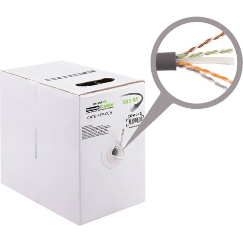 Connect Xl Mrežni FTP kabl, CAT6, CCA, 305 met. - CAT6-FTP-CCA Cene
