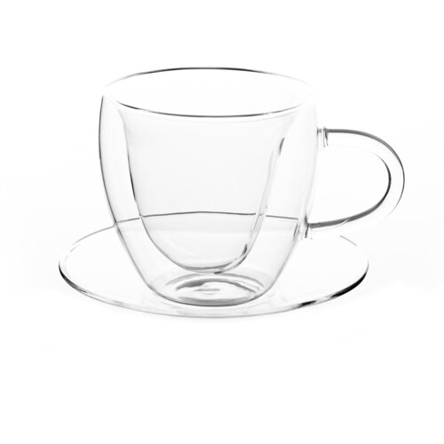 Kondela Termo skodelica Heart s krožničkom, 2 kosa, v obliki srca, 250 ml, HOTCOLDER TIP 29 Slike