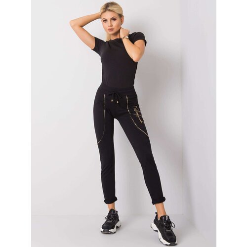 RELEVANCE Sweatpants-RV-DR-6046.12-black Slike