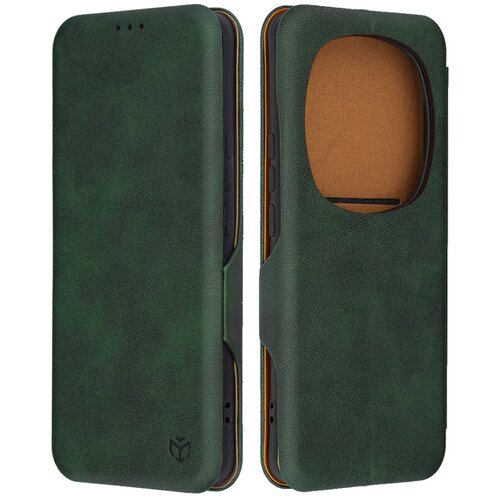 Techsuit Safe Wallet Plus preklopna torbica za Honor Magic6 Pro &ndash; temno zelena Cene