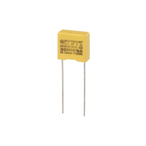 TRU COMPONENTS MKP-X2 kondenzator za otklanjanje radiosmetnji radijalno ožičen 0.1 µF 275 V/AC 10 % 10 mm (D x Š x V) 13 x Cijene