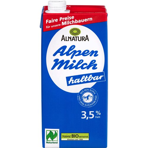 Alnatura Bio trajno alpsko mleko 3,5 % m. m. - 1 l Cene