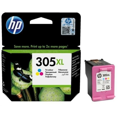 Hp 305XL 3C ORIGINAL inkjet kertridž - XL kapacitet, kolor (tri-colour) / 3YM63AE Slike