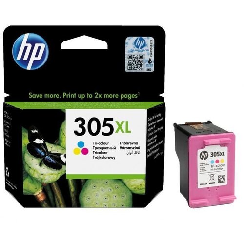 HP Barvno XL črnilo 305 XL za DeskJet 2300/2700/2720/2730/4100/4134 200p 5ml (3YM63AE) Cene