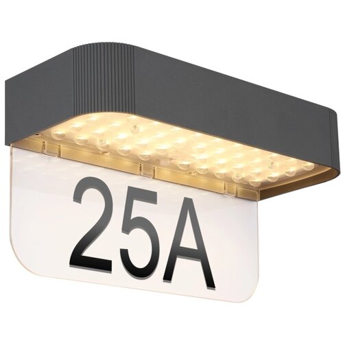 Globo 36790 - LED solarni kućni broj LED/6W/3,7V IP54 Slike