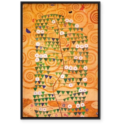  Slika - Gustav Klimt – Tree of Life 40x60 U crnom drvenom okviru Cene