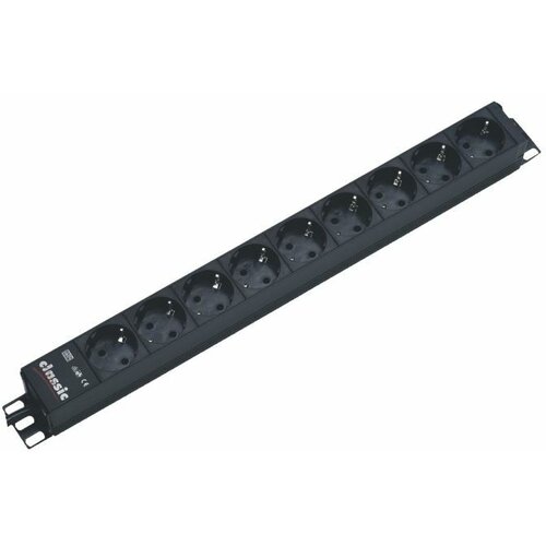 Bachmann razdelilec 9x220V rack ALU 2m črn 333.506, (20465578) Slike