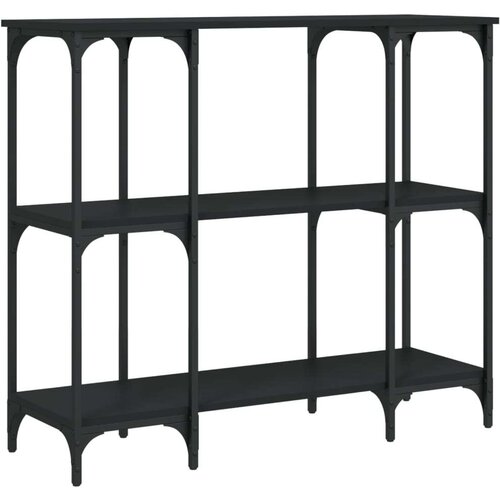  Konzolni stol crni 102 x 35 x 90 cm od konstruiranog drva Slike