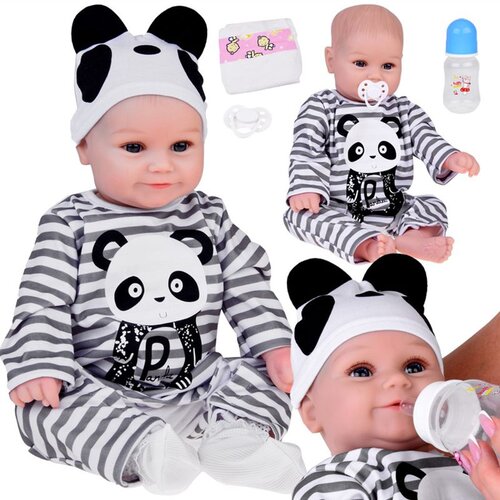  Mekana lutka Baby boy u panda pidžami Cene