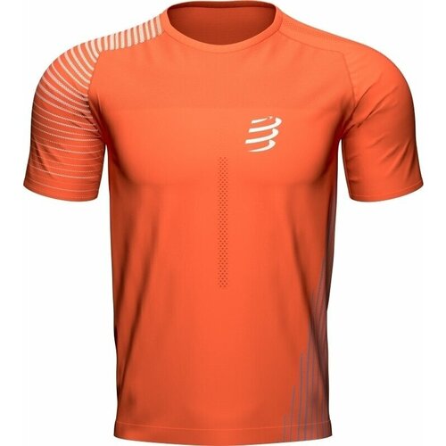 Compressport Performance SS Tshirt M Orangeade/Fjord Blue XL Slike