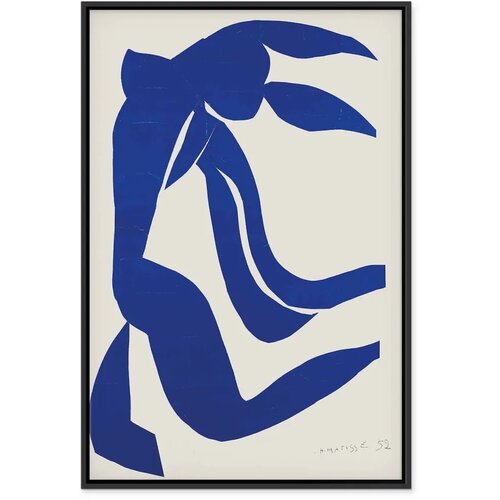  Slika - Henri Matisse &amp;ndash; Flowing Hair 60x90 U crnom drvenom okviru Slike