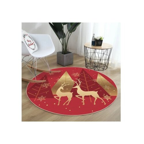 Conceptum Hypnose Woopamuk 447 Tepih, 100 cm, Crveni Slike