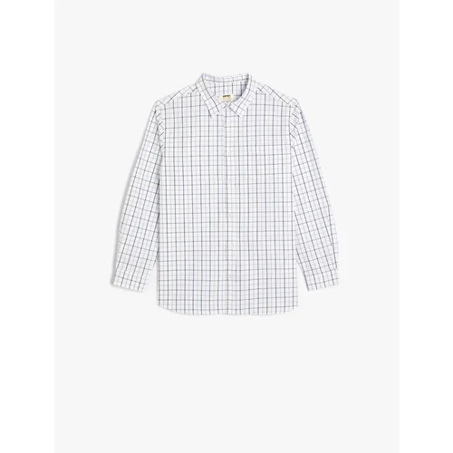 Koton Long Sleeve Shirt Cotton Buttoned Classic Collar