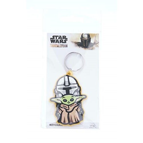Starwire Star Wars: The Mandalorian RK39084C, gumijasti obesek za ključe Baby Yoda, uniseks, večbarvno, 4,5 x 6 cm, (20852275) Slike
