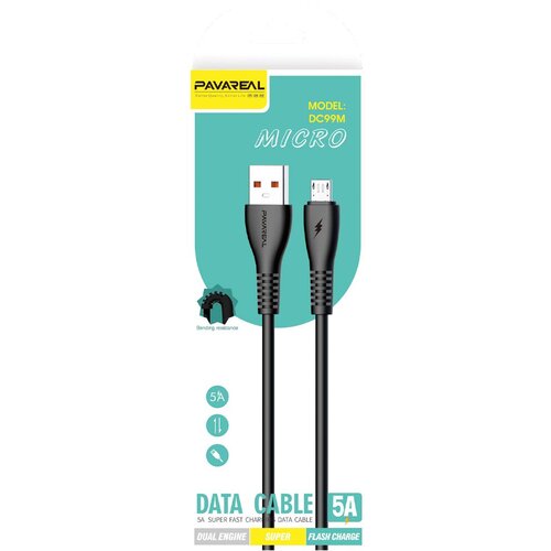 Pavareal usb kabal  PA-DC99M 5A micro crni Cene