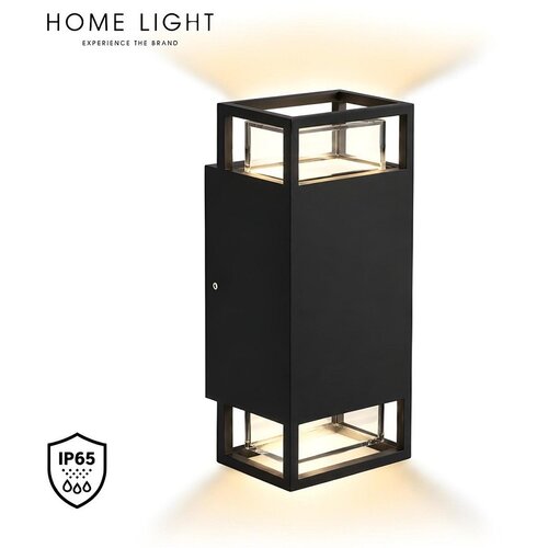 Bb Link SPOLJNA ZIDNA LAMPA 2XGU10 CRNA 2201 2 IP65 Slike
