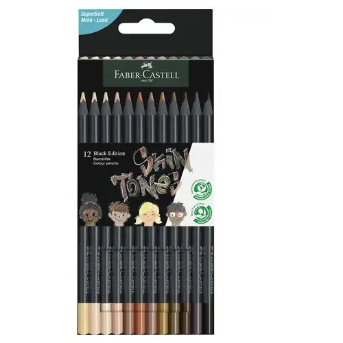 Faber-Castell Faber-Castell: Black Edition Skin Tone 12-dijelni set olovaka u boji tijela Cijene