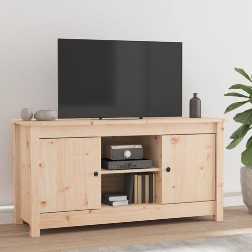 The Living Store TV omarica 103x36,5x52 cm trdna borovina - TV Omarica, (21375341) Slike