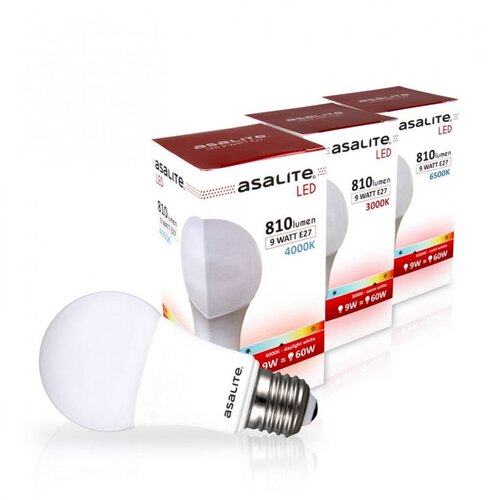 Asalite LED sijalka E27, 9W, 6500K Cene