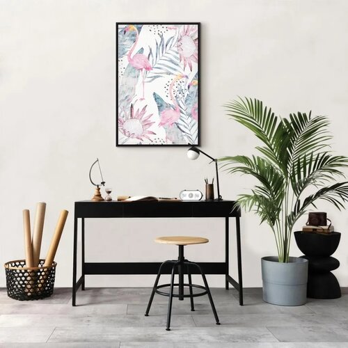  Slika - Exotic Fog (1 Part) Vertical 40x60 U crnom drvenom okviru Slike