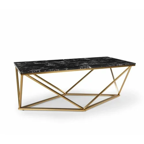 Besoa Black Onyx I, kavna miza, 110 x 42,5 x 55 cm (Š x V x D), marmor, zlato / črna