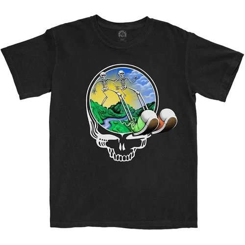 Grateful Dead Majica Skeles Stepping Unisex Black M