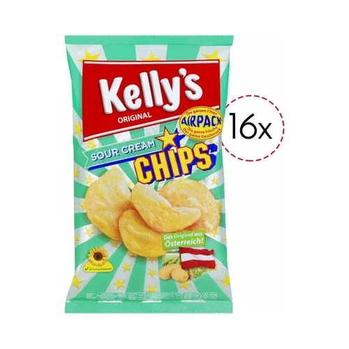 Kelly's CHIPS SOUR CREAM - 16 kosov