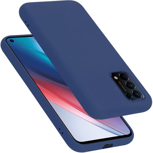  Primer združljiv z OPPO v tekoči modri barvi - za&scaron;čitni pokrov iz fleksibilnega silikona TPU, (20599108) Cene