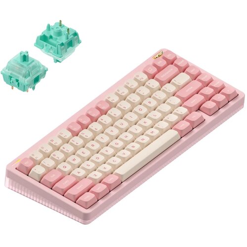 Nuphy Halo75 v2 Brezžična Mehanska Tipkovnica / Sakura Fizz Mint Switch, (22126178) Cene
