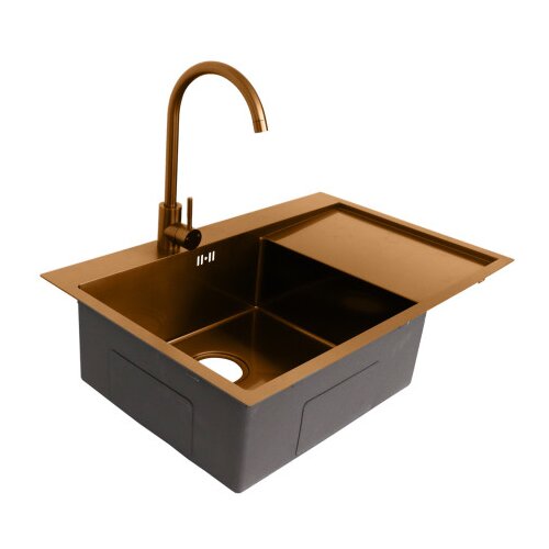 Master Korito za sudoper sa baterijom 78x50x20cm SUS304 D7850H-C bakar Slike