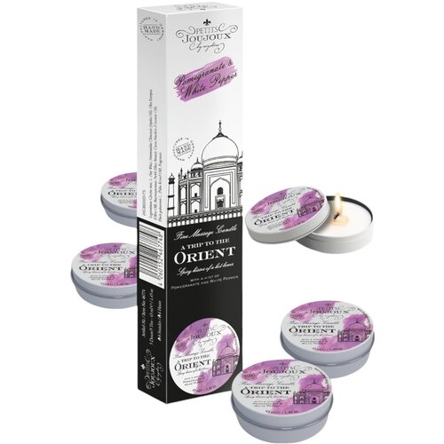 Petits JouJoux - masažne svijeće - šipak-bijeli papar (5 x 43ml) Cene