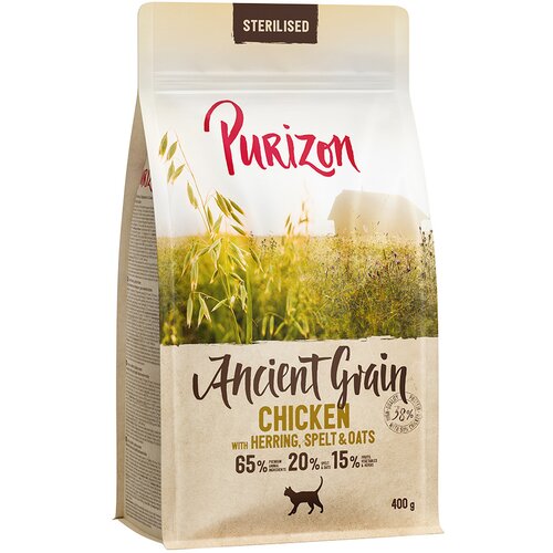 Purizon Adult Sterilised piletina i riba - pražitarice - 400 g Slike