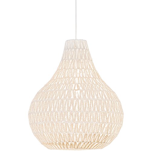 QAZQA Skandinavska viseča svetilka bela 45 cm - Lina Drop Cene
