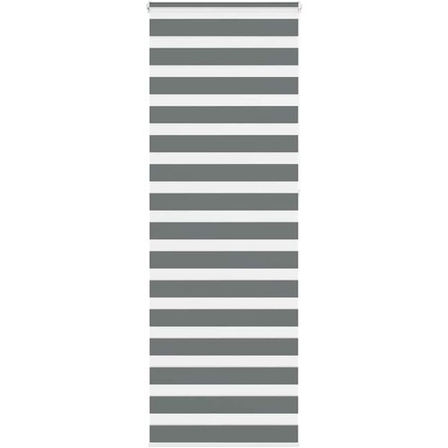 vidaXL zebra senčilo temno sivo 85x230 cm tkanina širina 80,9 cm Cene