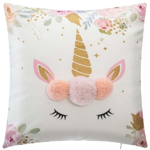 Atmosphera UKRASNI JASTUK UNICORN 40X40 CM POLIESTER VI&amp;Scaron;EBOJNI Slike