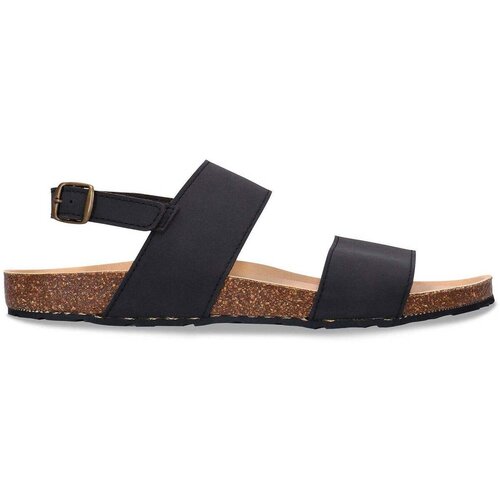 Nae Vegan Shoes Sandali &amp;amp; Odprti čevlji Vegan Sandals with Recycled Tyre Sole Savai Black Črna Slike