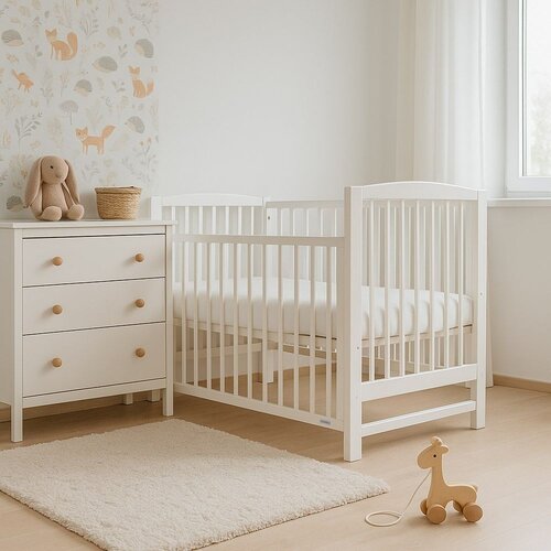 New Baby Krevetić Lilly &amp;quot;drop side&amp;quot; bijeli Slike