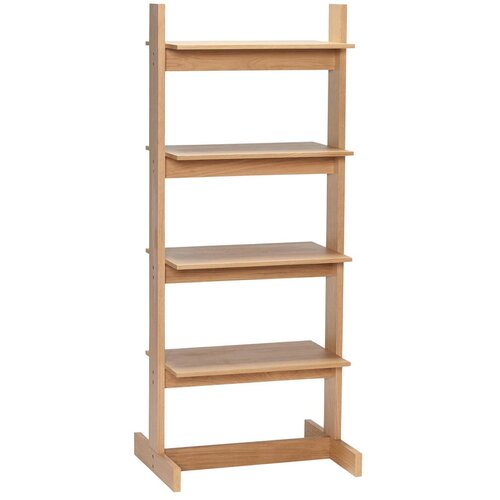 Hübsch Regal v hrastovem dekorju v naravni barvi 59x142 cm Forma – Cene
